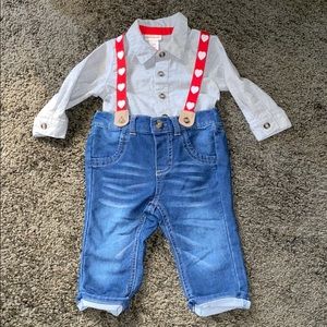 Valentines Outfit 3-6m
